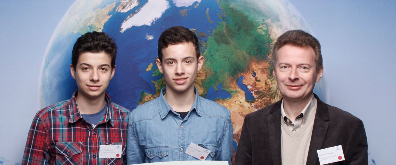 Das Ingenieurs-Trio: Rafael, Gabriel und Marcel Sonderegger